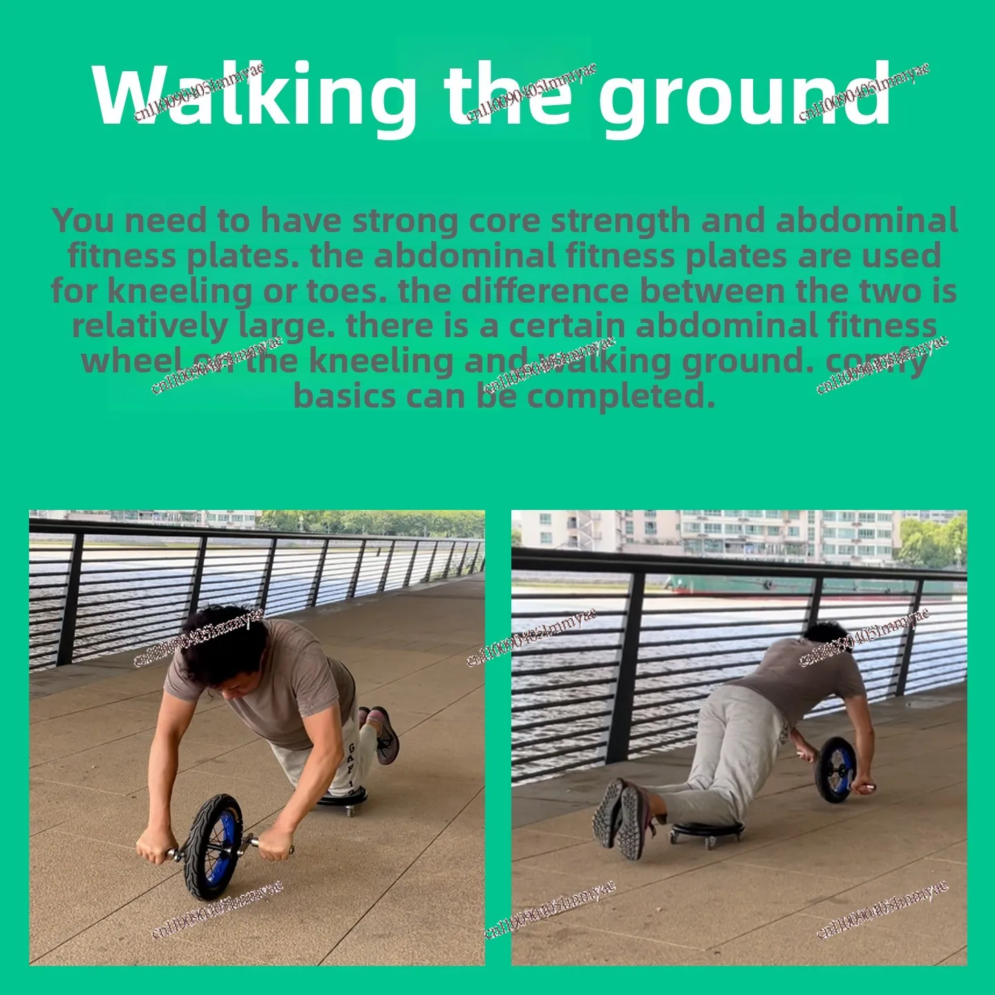 عجلة المعركة الهوائية، عجلة أرضية منزلية متعددة الوظائف، معدات اللياقة البدنية الهوائية للبطن #4