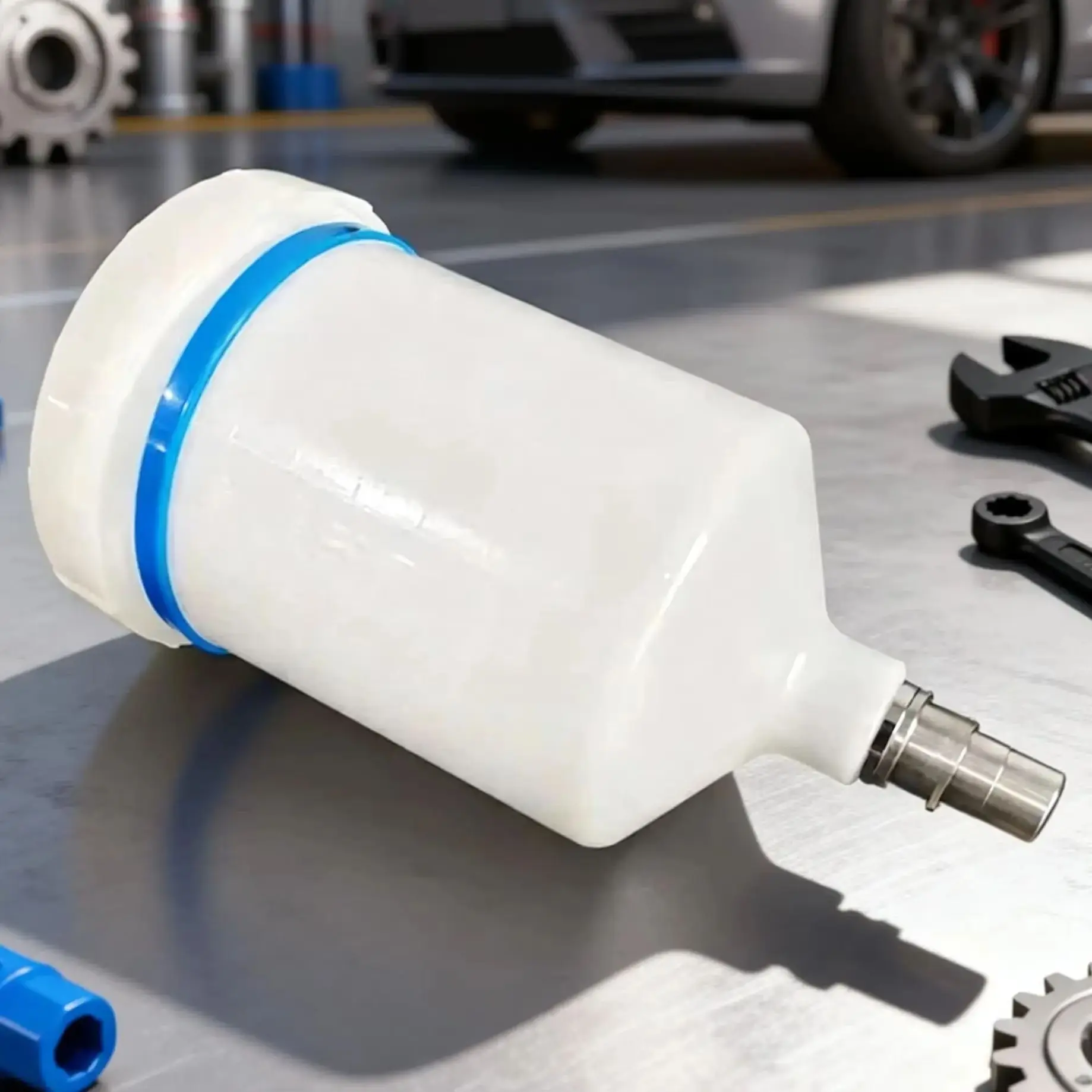 

Бачок для краскопульта 600 мл с наружной резьбой 14 мм для краскопульта Sata – незаменимый аксессуар