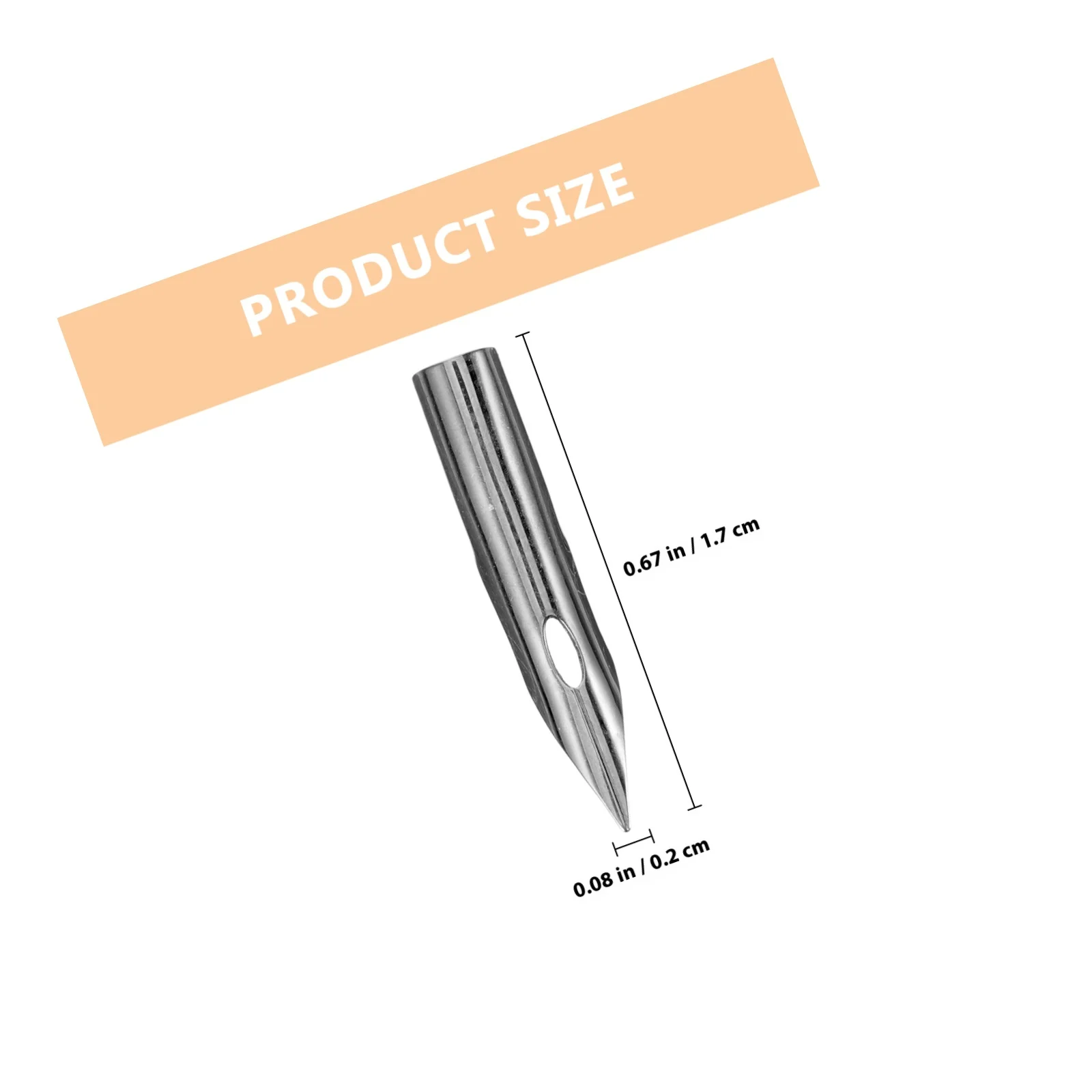 BUTIFULSIC 30pcs Fountain Pen Nibs Replacement Fine Tip Metal Universal for Students Stationery Writing