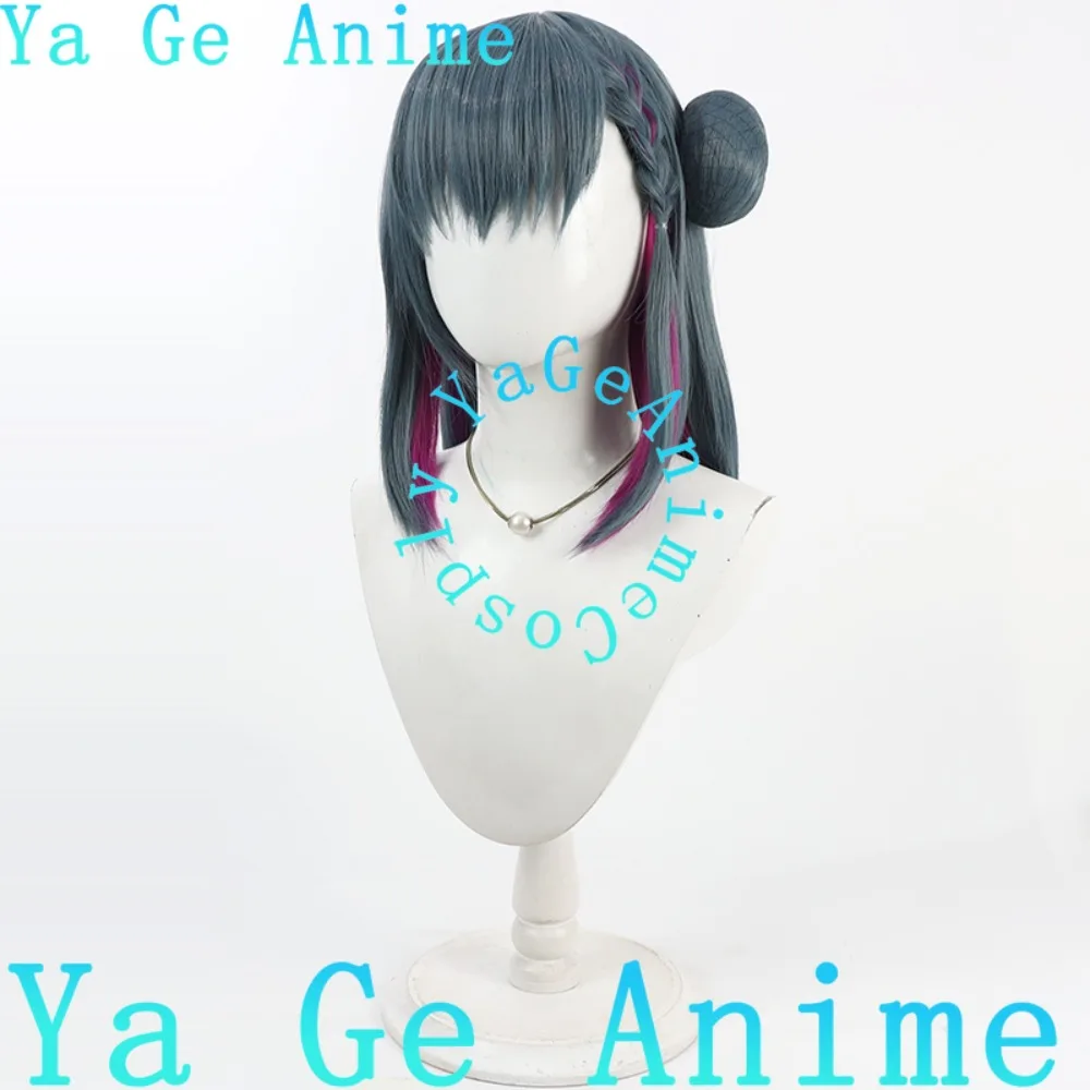 شعر مستعار تأثيري في المخزون شحن سريع الظاهري VTuber Yamagami Karuta شعر مستعار تأثيري كعكة الشعر أنيمي عرض الواقع الهزلي شعر مستعار اصطناعي