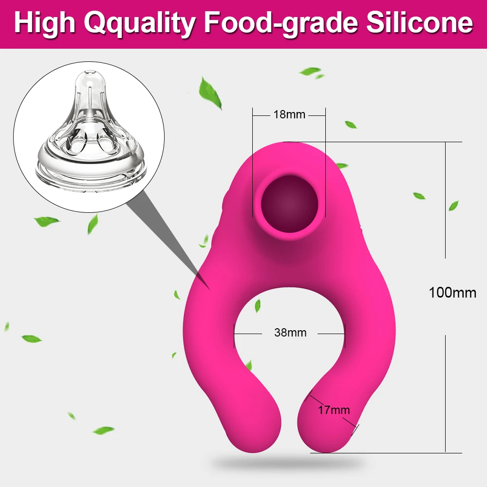 Penis Cock Ring Vibrator For Women Clitoral Stimulator Clit Sucker Sex Delay Ejaculation Dick Enlarger Ring Toys For Men Couples