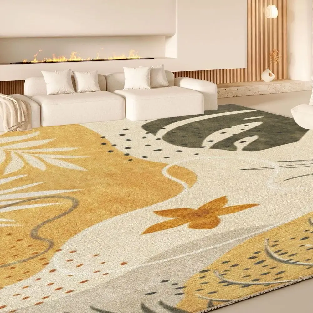 

VIKAMA Plush Loop - Pile Material High - quality Mat Applicable to Both Living Room and Bedside, Wear - Resistant and Pressure -