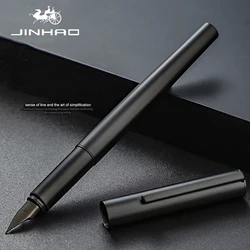 Jinhao 35 Full Metal Fountain Pen Luxury EF/F Nib Stainless Steel Calligraphy Writing Pen Office School Stationery Supplies