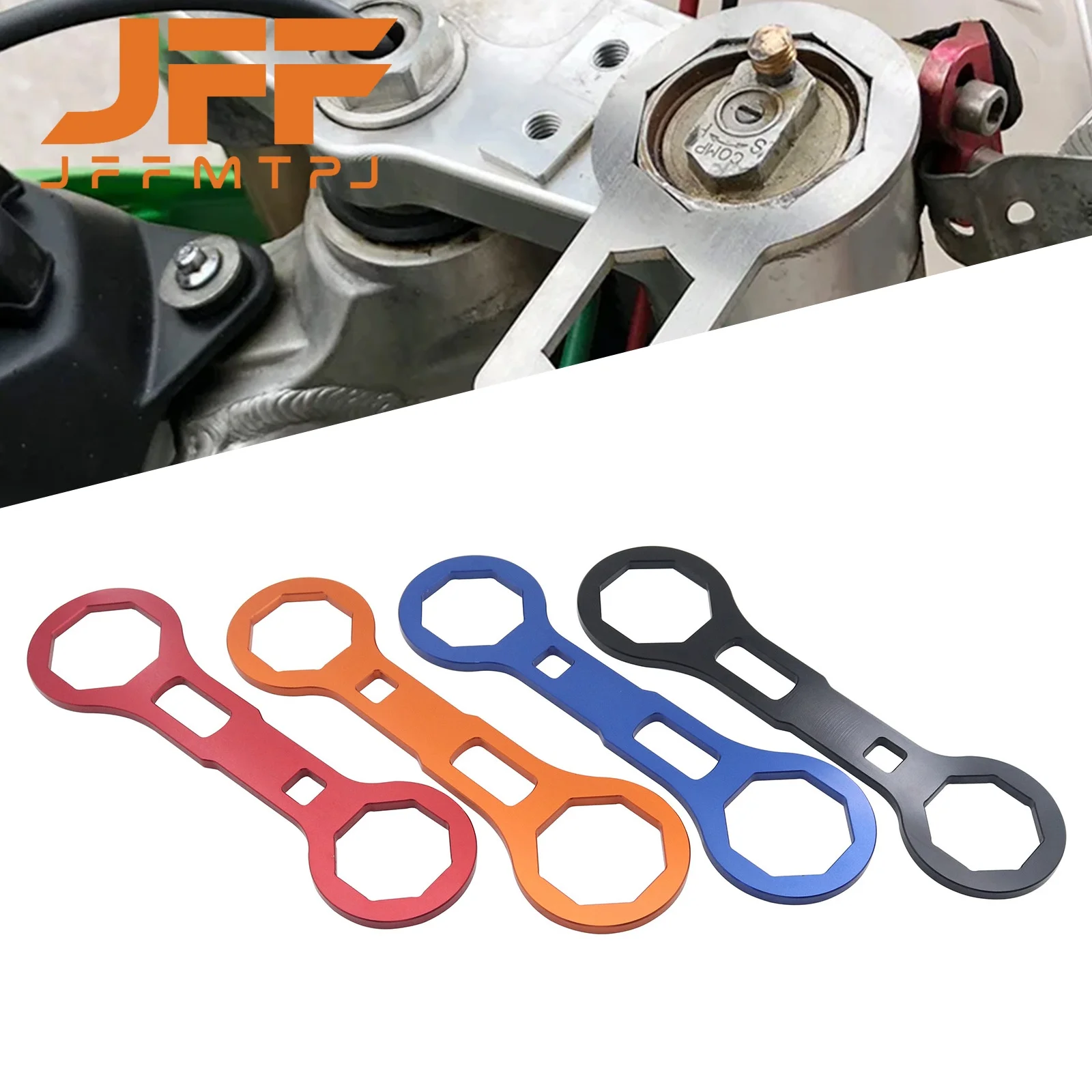 CNC 46mm-50mm Front Fork Shock Absorber Adjusting Wrench For HONDA CRF150R CRF250R CRF250RX CRF250X CRF450L CRF450R CRF450X RX
