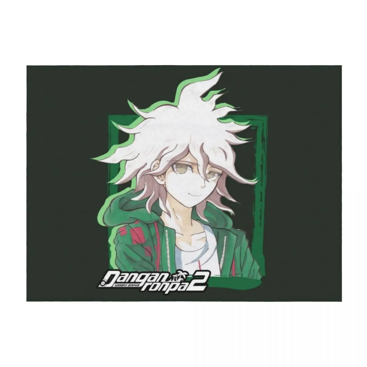 

Nagito Komaeda Danganronpa 2 Throw Blanket Soft Plaid Luxury Designer Heavy Soft Big Blankets