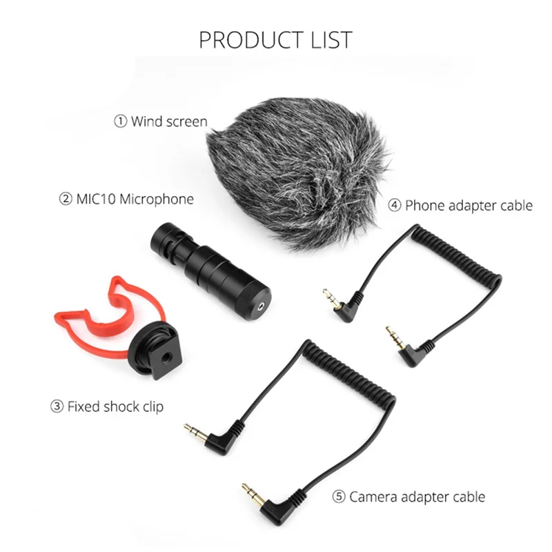 -RRKK 소음 차단 콘덴서 마이크 카메라 녹화 인터뷰 마이크 USB 직접 방송 미니 마이크 Easy Insta