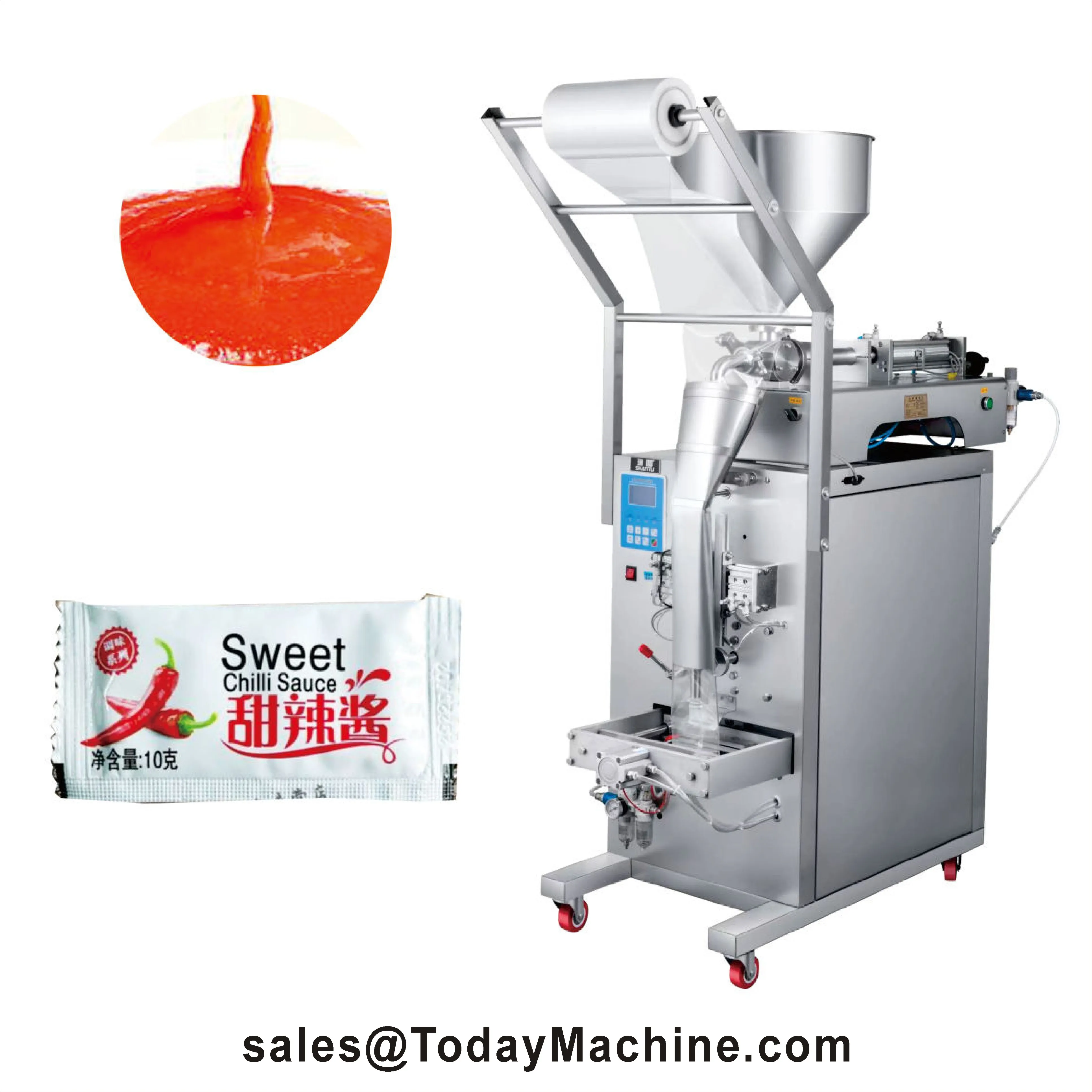 آلة تعبئة الصلصة الأوتوماتيكية بالكامل آلة تعبئة الكمية السائلة