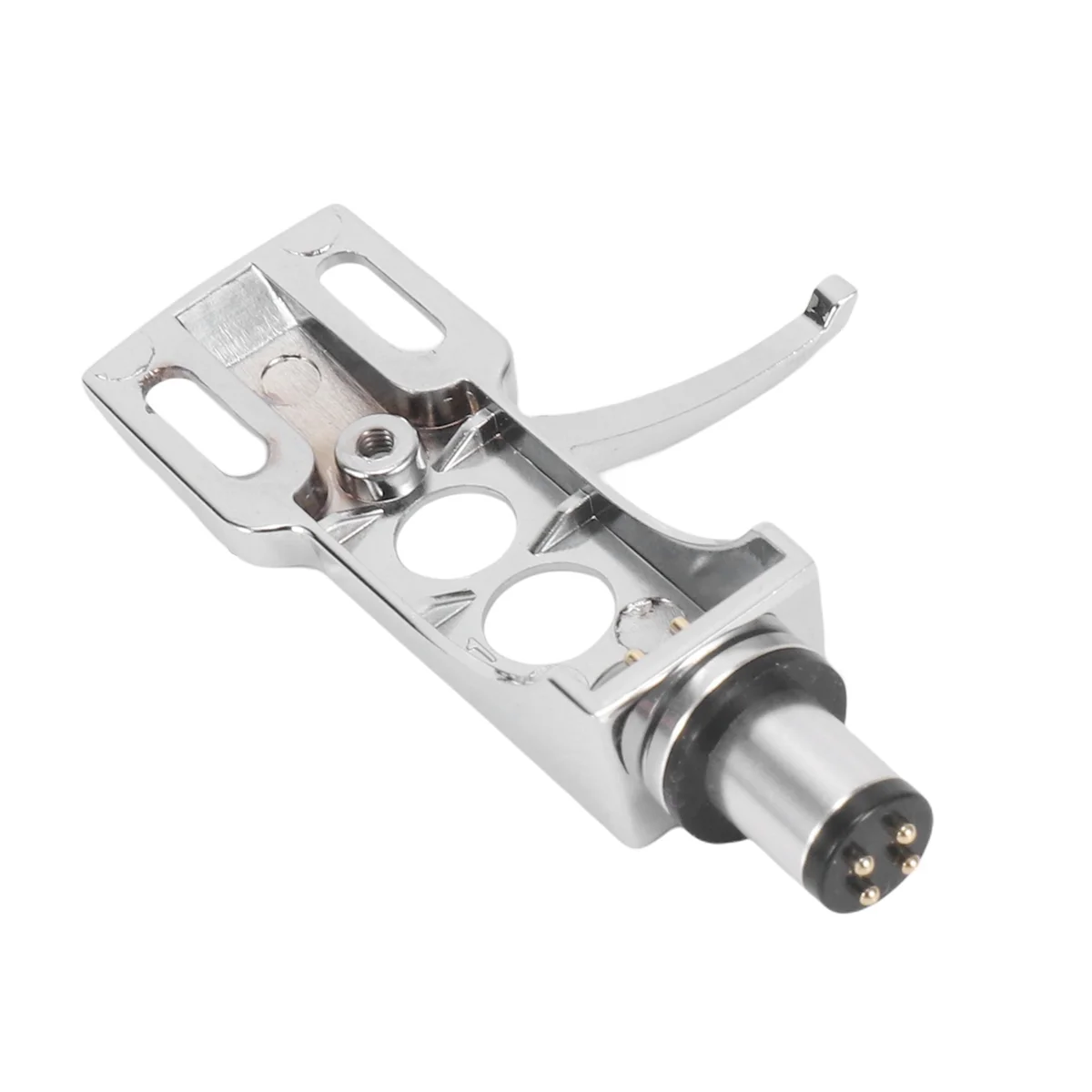 AT42 8X Universal LP Disc Record Player Phono Turntable Headshell Liga de alumínio de 4 pinos com Leadwires OFC