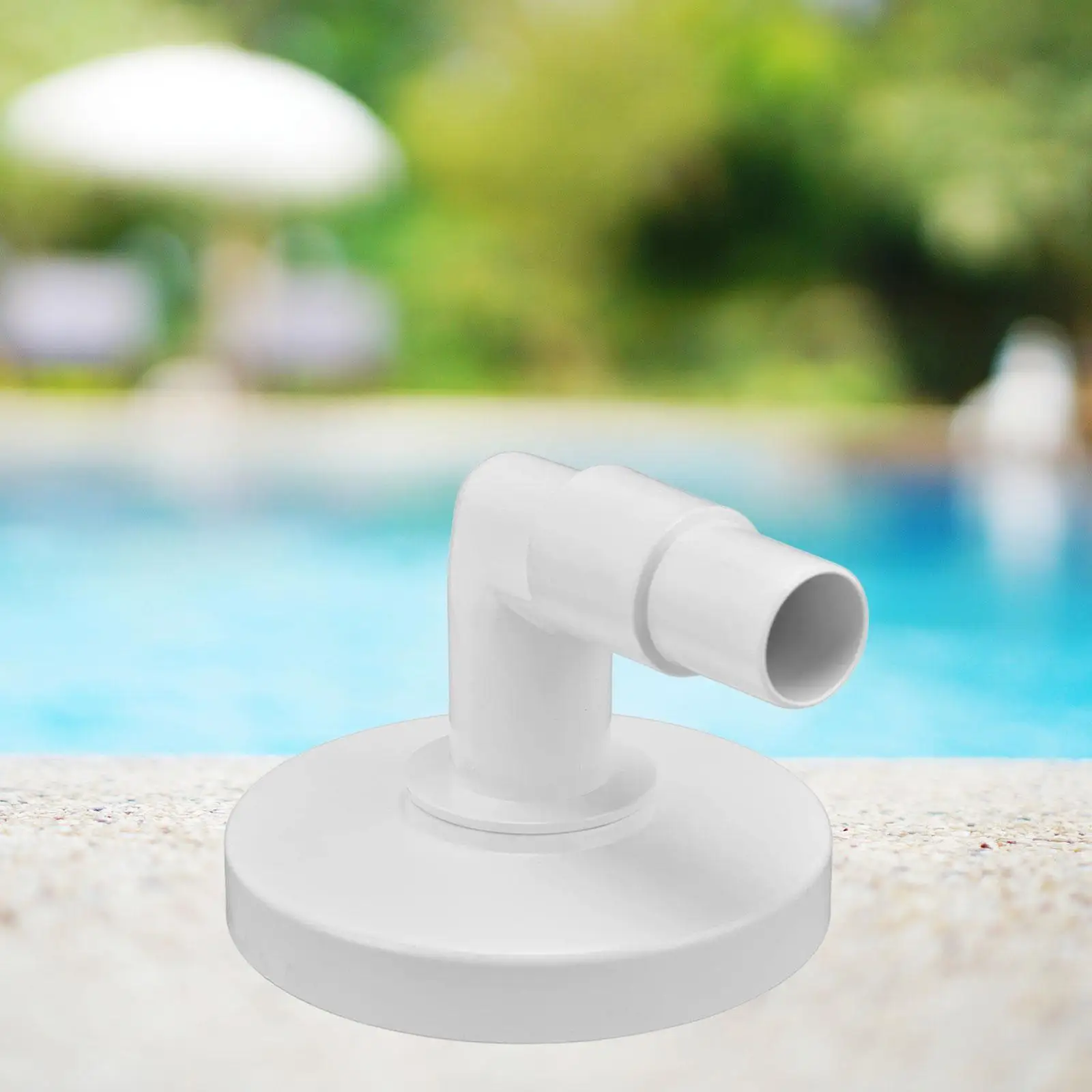 Pool Skimmer Vacuum Plate with 90 Degree Elbow above Ground Pool Easy Installation Part Reliable Replacement for SP1096 Skimmer