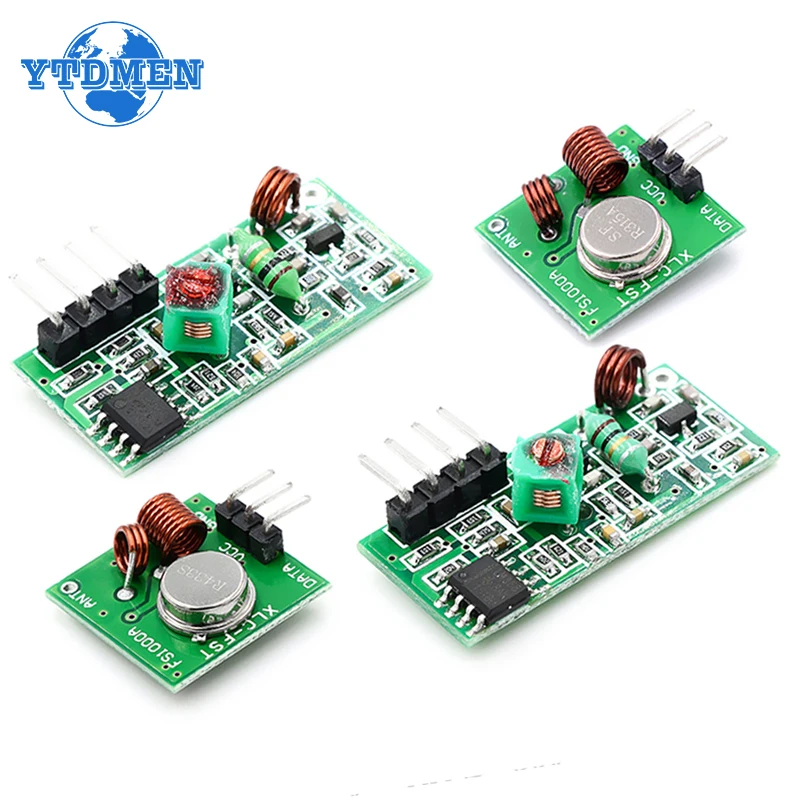 

433Mhz RF Transmitter and Receiver Module Link Kit, For Arduino/ARM/MCU WL Diy 315MHZ/433MHZ Wireless