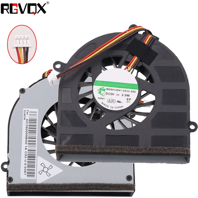 New Laptop Cooling Fan For Lenovo G470 G575 G570 PN: AB7205HX-GC1 MG60120V1-C030-S99 CPU Cooler Radiator Replacement