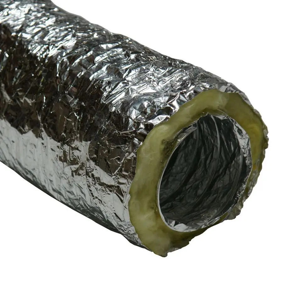 

HVAC InsulatedFlex Ducting Ventilation Duct Hose, 4Inch by 25Feet