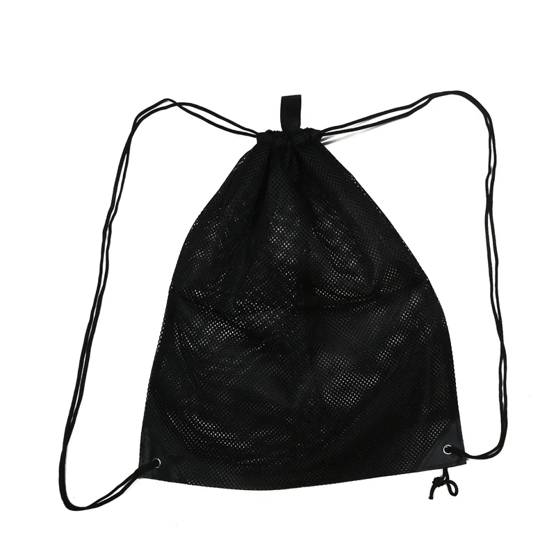 

Portable Drawstring Pocket Supermarket Fruit And Vegetable Beach Cloth Mesh Storage Bags Dirty Cloth Pull Rope Pocket