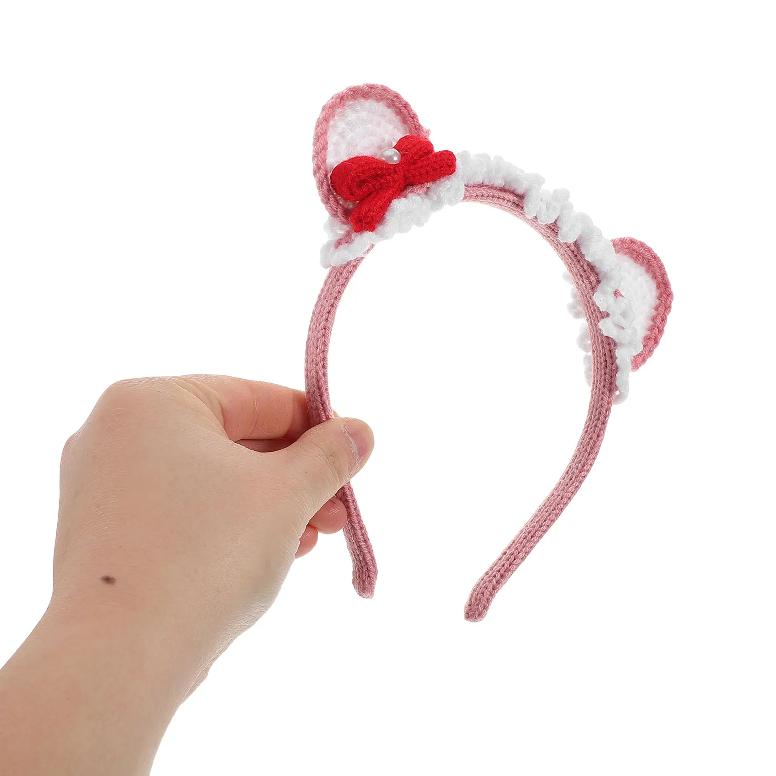 

Cute Hair Yarn Headb Women Birthday Party Halloween Cosplay Crochet Bopper Soft Yarn Unique Design Trendy Easter