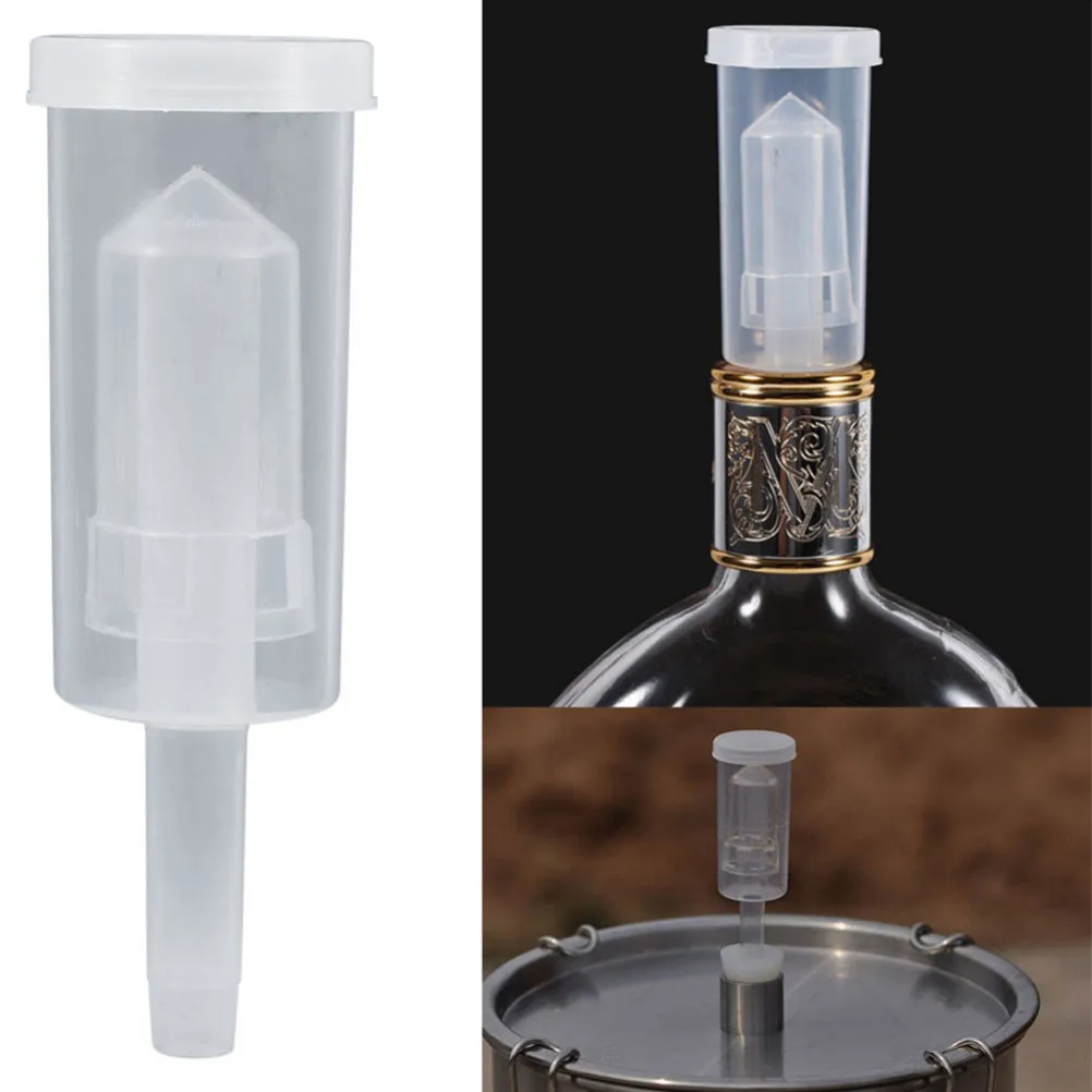 1Set Silicone Fermentation Airlocks for Home Brewing Wine Beer Cider Juice Secondary Fermentation Preserving Freshness Oxidation