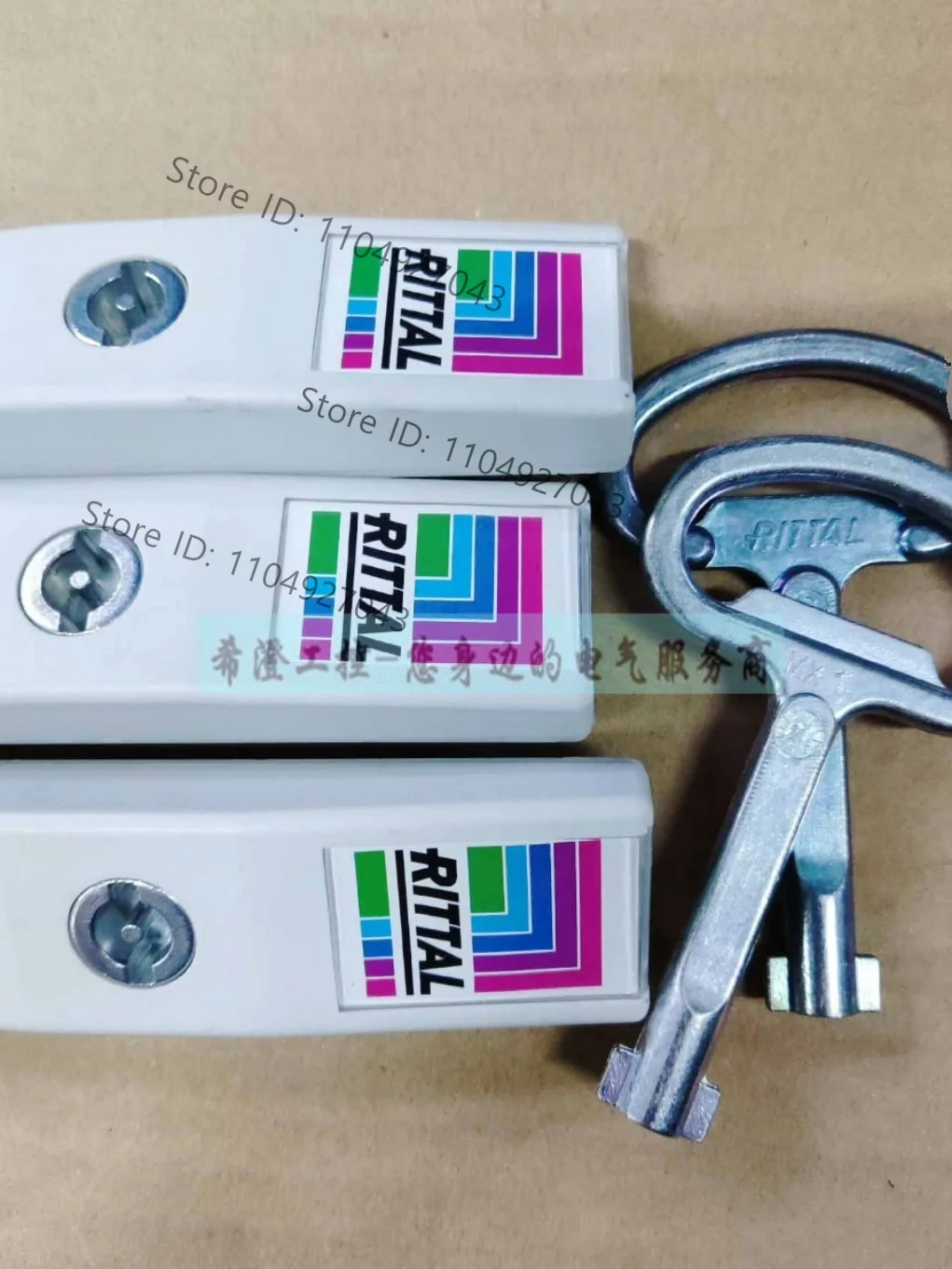 New original for RITTAL Cabinet lock TS8611.370 8611370 Control cabinet door lock matching key