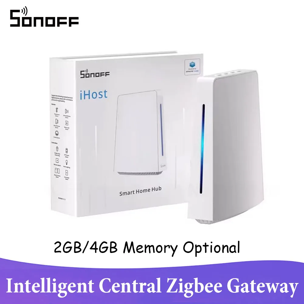 SONOFF AIBridge iHost Smart Home Hub Zigbee Gateway خادم محلي خاص API المفتوح يدعم مشهد الجهاز المحلي المضافات المختلفة