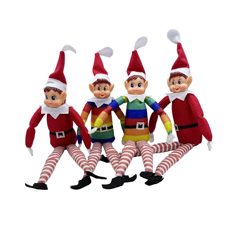 New styles Christmas Elf Doll New Bookshelf Fairy Doll Christmas Doll Accessories Desk Ornaments Home Decorations