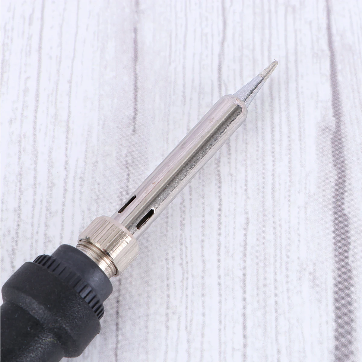 

60W Temperature Adjustable Soldering Iron Set Electric Welding 200 to 450C Ceramic Tech Heat Dissipation Tool Kit Tin
