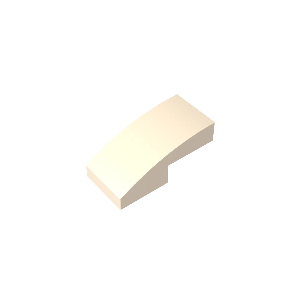 Gobricks GDS-656 Slope, gebogen 2 x 1, kompatibel mit Lego 11477 DIY-Lernbausteinen für Kinder, technisch