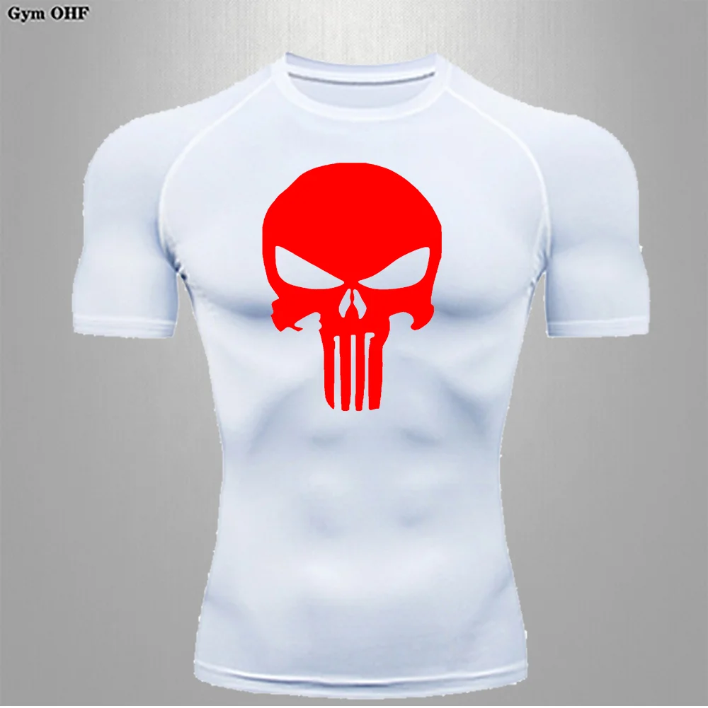Sports T shirt Man Quick Drying Exercise Slim Gym Fit Fitness Tight Fit Shirt Training Running T shirts Breathable Sports Lycra image 5