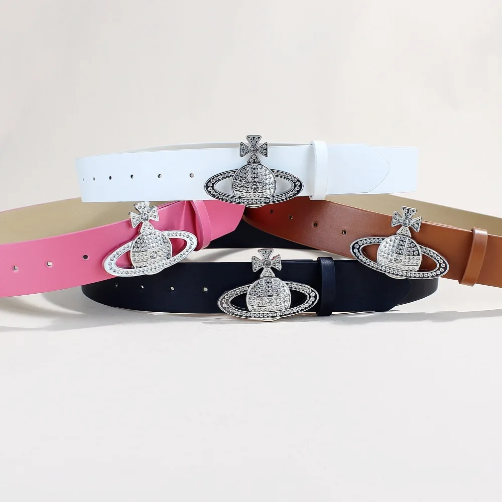 2025 New Women's Rhinestone Bucket Belt - Sparkle Western Jeans Accessory, Adjustable Waist Strap, Chic Cowgirl Style