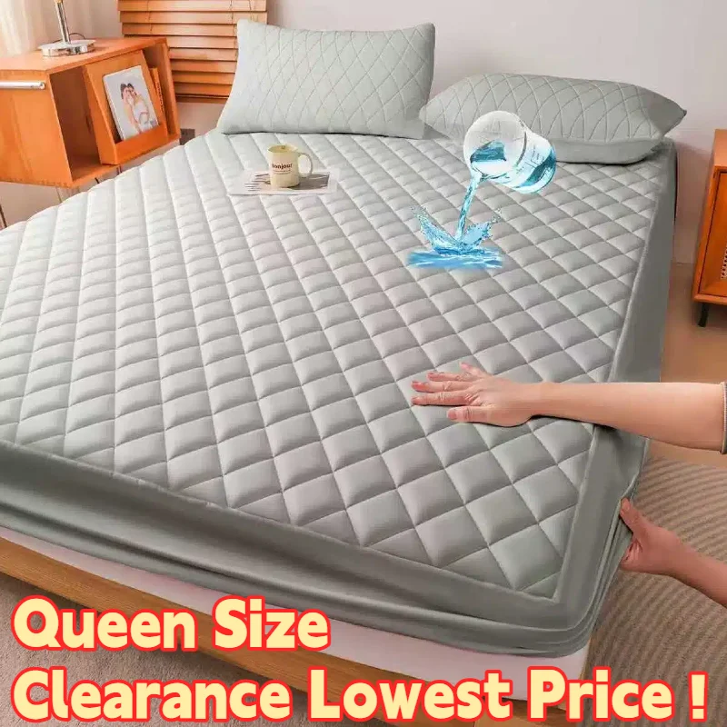 3D Air Fabric Thick Waterproof Mattress Cover Mattress Protector Soft Breathable Bed Fitted Sheet Single Double Bedroom Dormitor