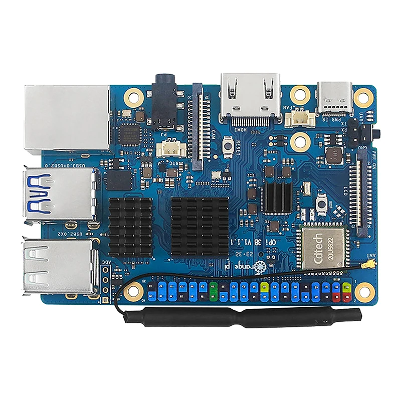 1Set dissipatori di calore in alluminio radiatori di raffreddamento modulo dissipatore di calore Kit di raffreddamento per Orange Pi Zero 3/3B Dev