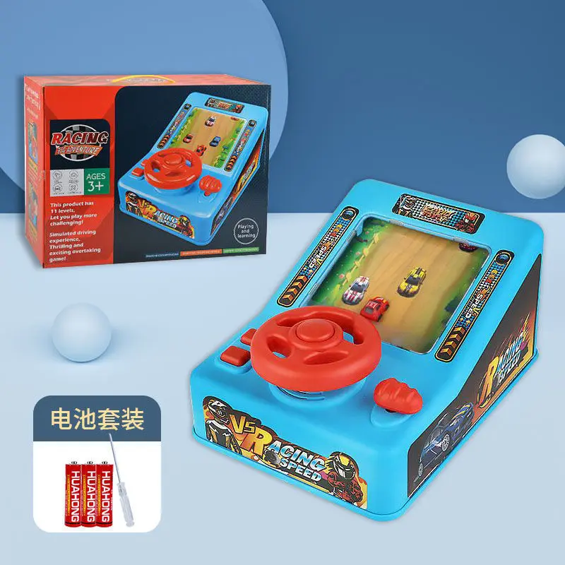 Racing Adventure Game Console Electric Sound Simulation Children Steering Wheel Driving Toy Electric Desktop Toys For kids