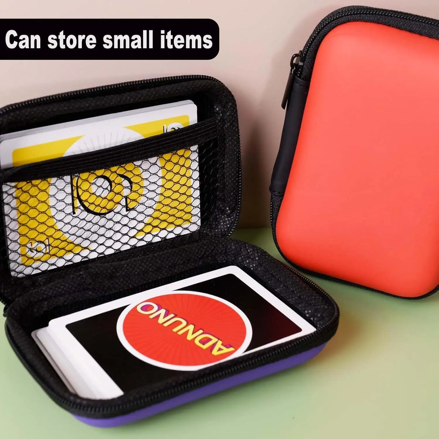 CD Case,  EVA Protective Blu-ray DVD Case Portable Zipper CD Case Holder Disc Storage Organizer Wallet Bag for Car Home Travel
