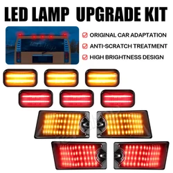 10 pcs LED Cab Marker Light Top Roof Lights Warning Lights Dome Lights For Hummer H2 SUV SUT 2003-2009