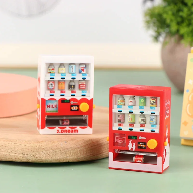 1PC Casa delle bambole Accessori per la casa Mini macchina per bevande modello scena di tiro oggetti di scena Accessori per bambole