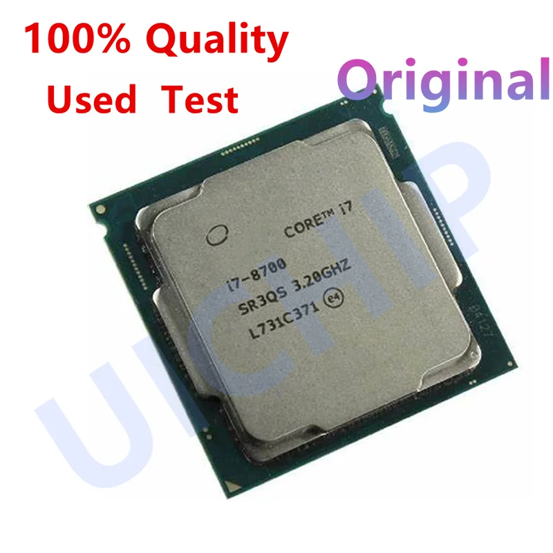 100% Original Core i7 8700 3.2GHz Six-Core Twelve-Thread 12M 65W CPU Processor LGA 1151