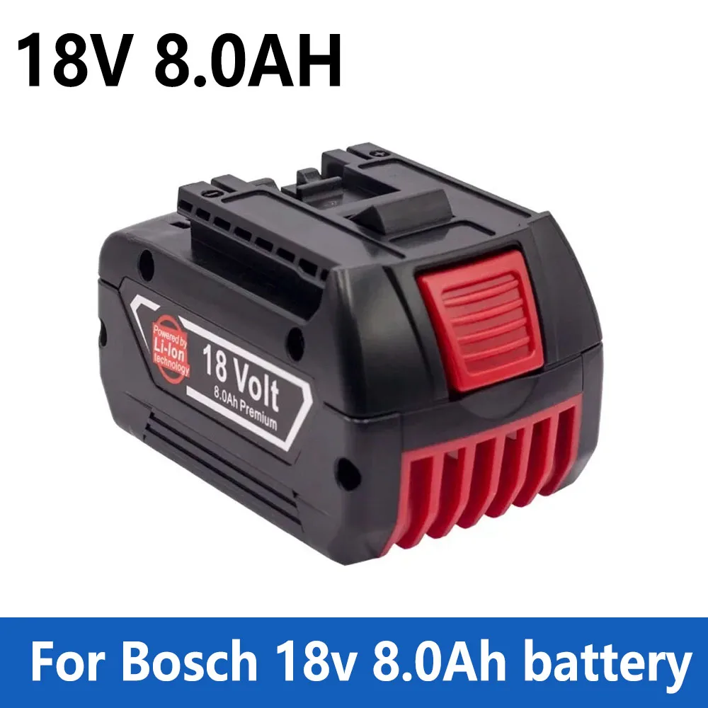 

Замените оригинальный электроинструмент большой емкости Bosch 18 В 8000 мАч, ключ для литиевой батареи, ударная дрель-молоток BAT609G BAT622 BAT618G