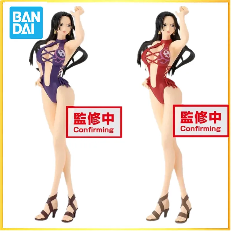 

BANDAI Banpresto GRANDLINE GIRLS ON VACATION ONE PIECE Boa Hancock Summer Swimsuit A B Style Anime Action Figures Model Toy Gift