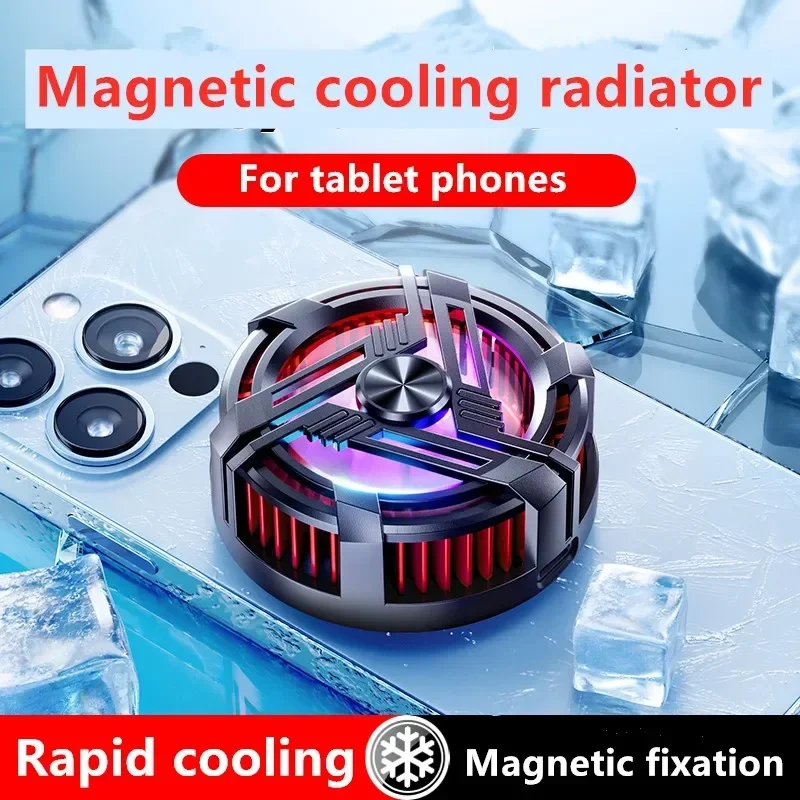 Powerful magnetic mobile phone icing radiator Universal flat cooler