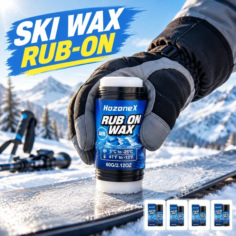 Ski Board Wax Daily Portable Snowboard Cleaner Stain Remover Mild Formula Maintenance Care Paste Winter Sliding Equipment