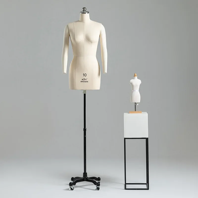 Fengbang Rentai European and American three-dimensional cutting women's half-body playing mannequin clothing design sewing cloth