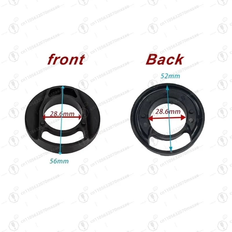 متوافق مع أنواع الإطارات المتعددة: أنبوب مستقيم لتوجيه كابل 7 درجات للدراجات (ألومنيوم، 31.8 مم، 80-130 مم)
