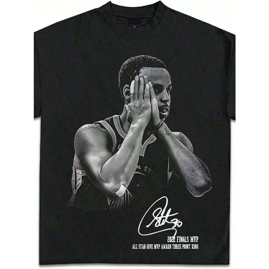 【Nuevo estilo】Camiseta Steph Curry Night Nite Celebration con gráfico de baloncesto vintage, camiseta de calidad premium DXMB