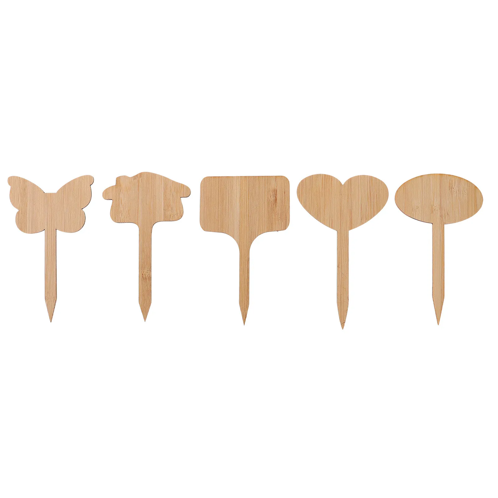 50Pcs Bamboo Plant Labels Reusable Gardening Tags Premium Sturdy Eco Friendly for Nursery Garden Flower Bed Plant Identification