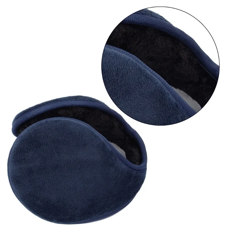 Soft Plush Thicken Ear Warmer Women Men Cold Proof Winter Earmuffs Solid Color