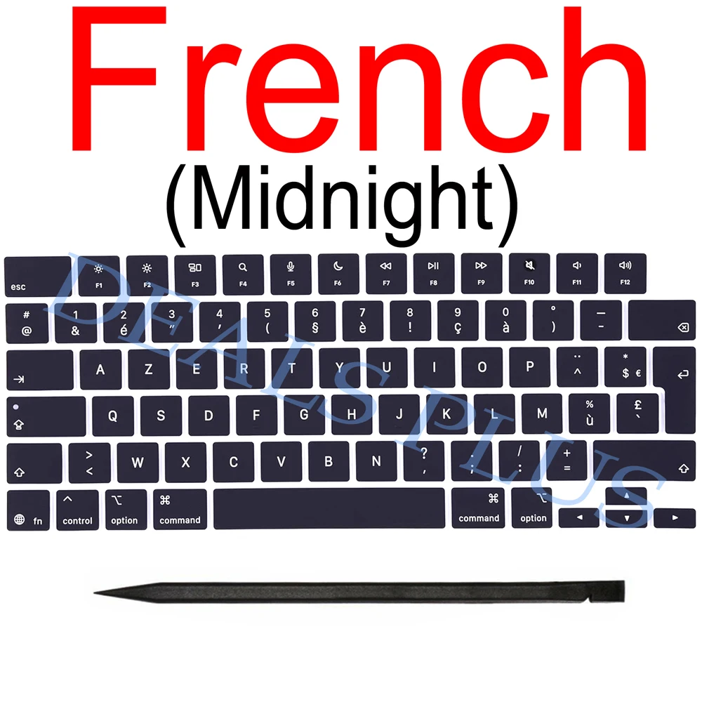 Nieuwe (Midnight) A3240 A3241 A3448 A3449 Keycaps Toetsenset voor Macbook Air Retina M4 M5 13.6" 15.3" 2025-2026 Jaar Toetsenbord Reparatie