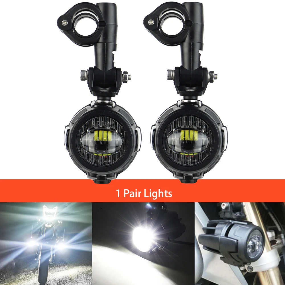 Extra Verlichting LED Spot Rijden Mistlampen voor R1200GS F800GS K1600 Universele Motorfiets 40W 6000K Mistlampen