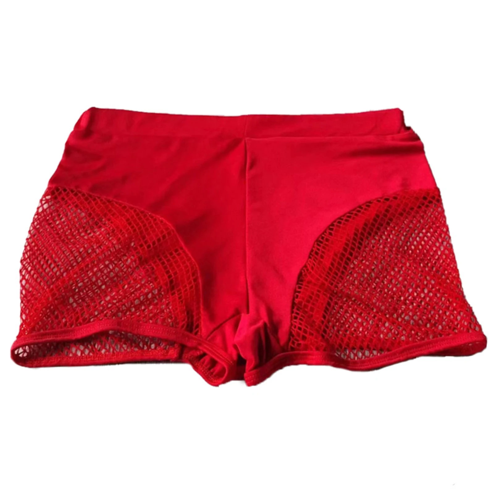 Hollow Out Fishnet Push Up Booty Shorts para Mulheres e Meninas, Traje de Pole Dancing, Calças Quentes, Beachwear Clubwear, Yoga Sports Fitness Workout