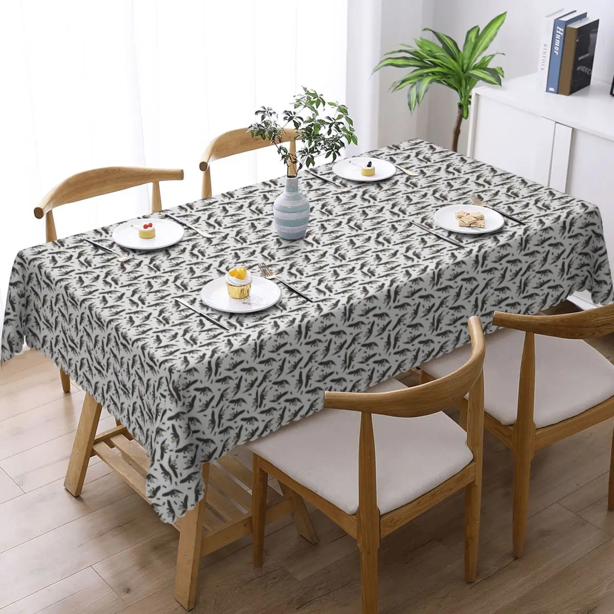 Giant Anteaters And Ants All Over Pattern Custom Rectangular Tablecloth Waterproof Table Cover for Dining Events Table Cloth