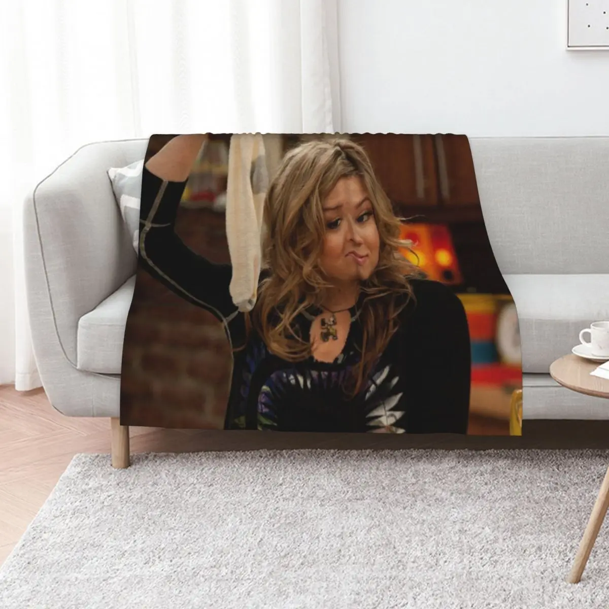sam pucket with butter sock Throw Blanket manga Cute Plaid Decorative Sofas Sofa Giant Sofa Luxury Blankets