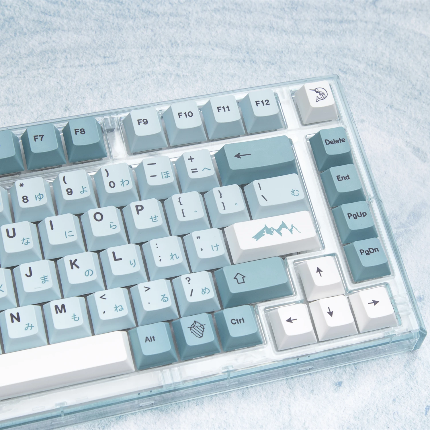 GMK Clone Iceberg Keycaps PBT Keycap Dye Sublimation โปรไฟล์เชอร์รี่ 139 KeyGMK Keycap สําหรับ MX Switches คีย์บอร์ดเครื่องกล