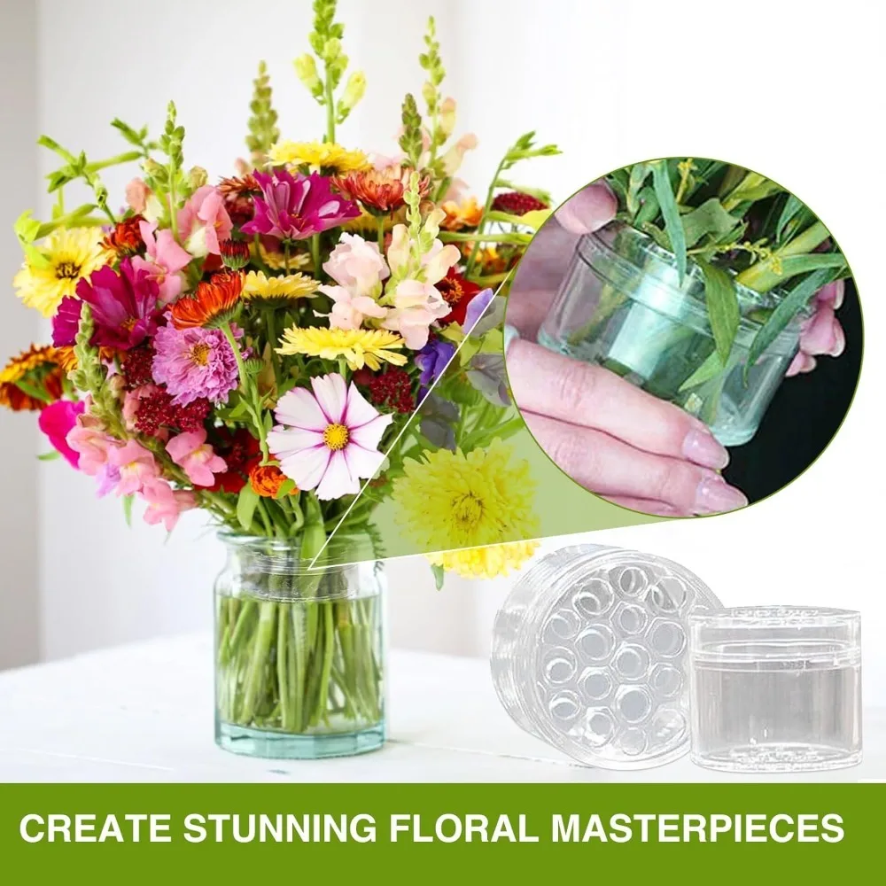 Ikebana Stem Holder for Vases, Bouquet Twister Flower Arrangement DIY Spiral Stem Holder Waterproof Sturdy Floral Arranger