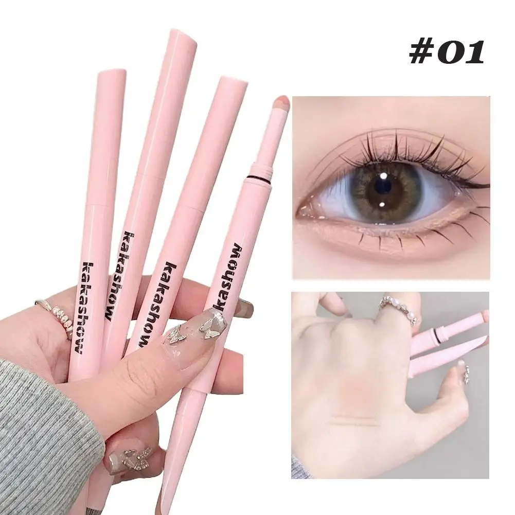 両頭スリーピングシルクワームペン シャドウ ブライトンズ プシード ノーメイクアップ ナチュラル スポンジヘッド 両頭スリーピングシルクワームペン